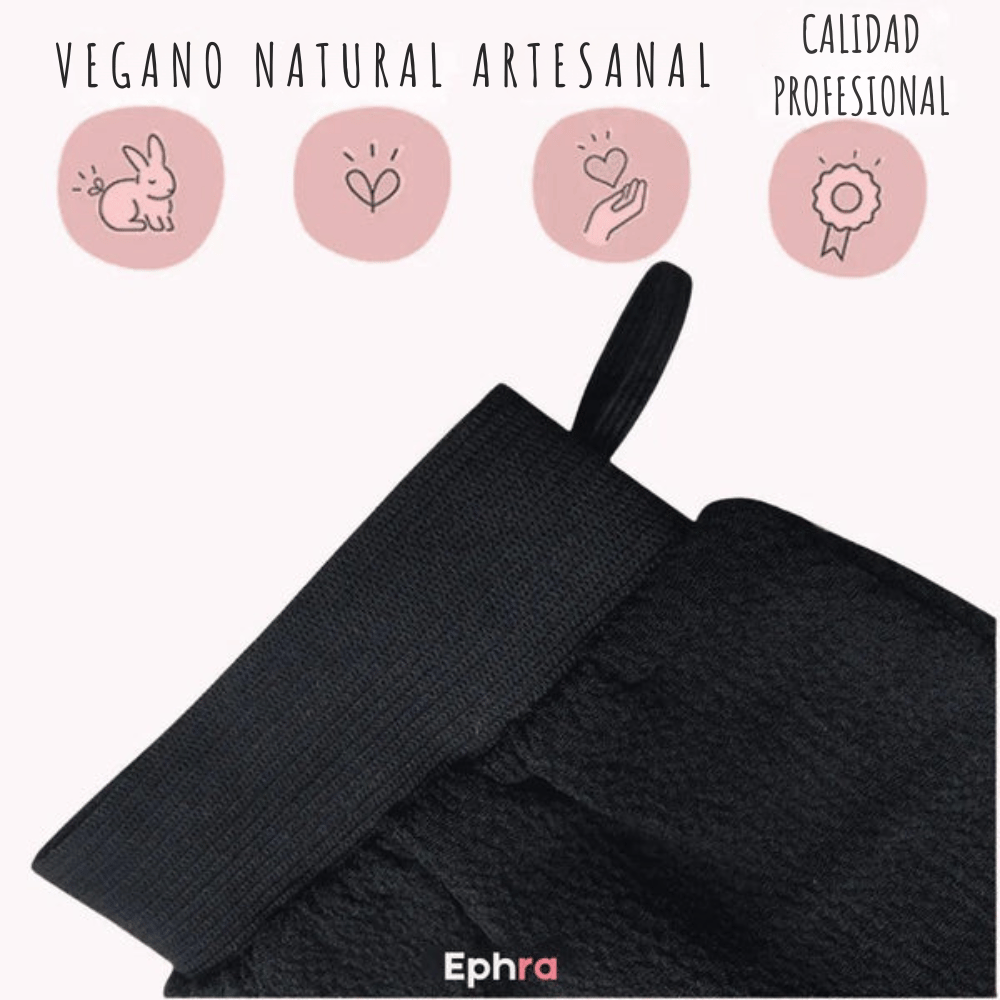Guante exfoliante para cuerpo y rostro