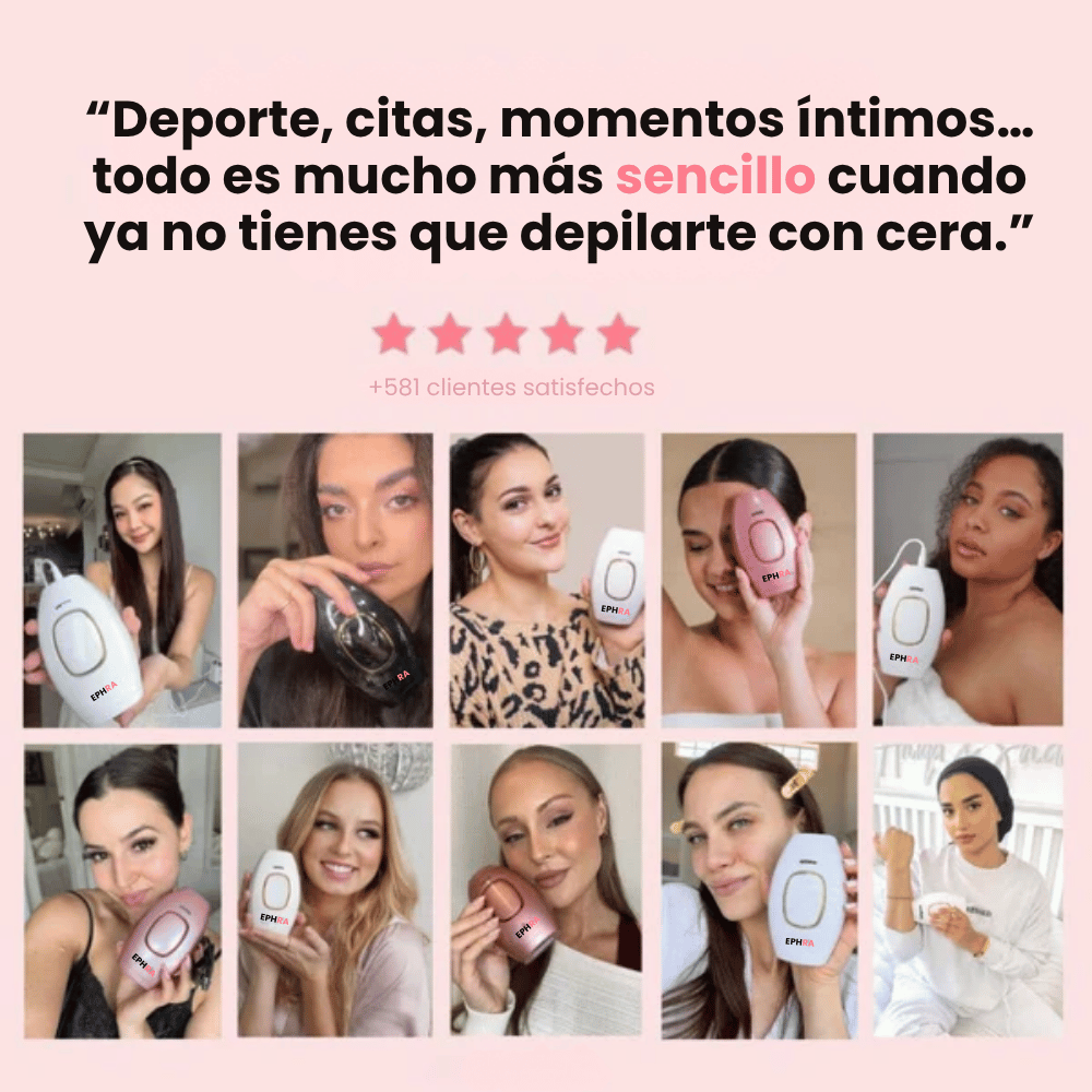 Ephra Cosmetics • Depiladora IPL de Luz Pulsada