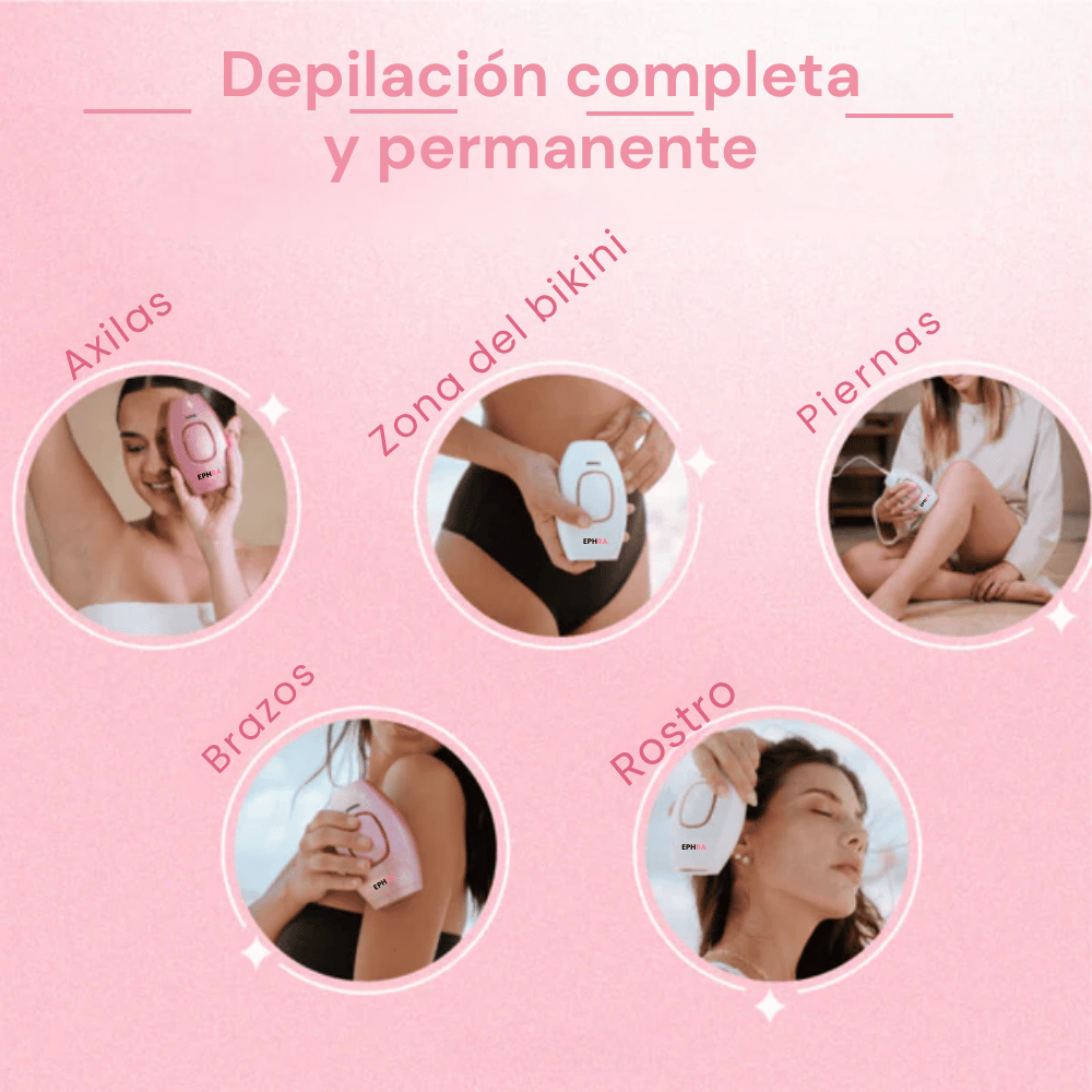 Ephra Cosmetics • Depiladora IPL de Luz Pulsada