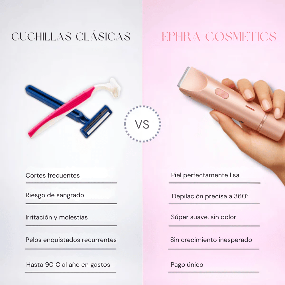 Ephra Cosmetics • Afeitadora eléctrica íntima