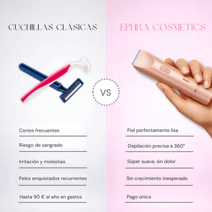 Ephra Cosmetics • Afeitadora eléctrica íntima