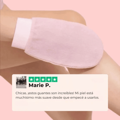 Guante exfoliante para cuerpo y rostro
