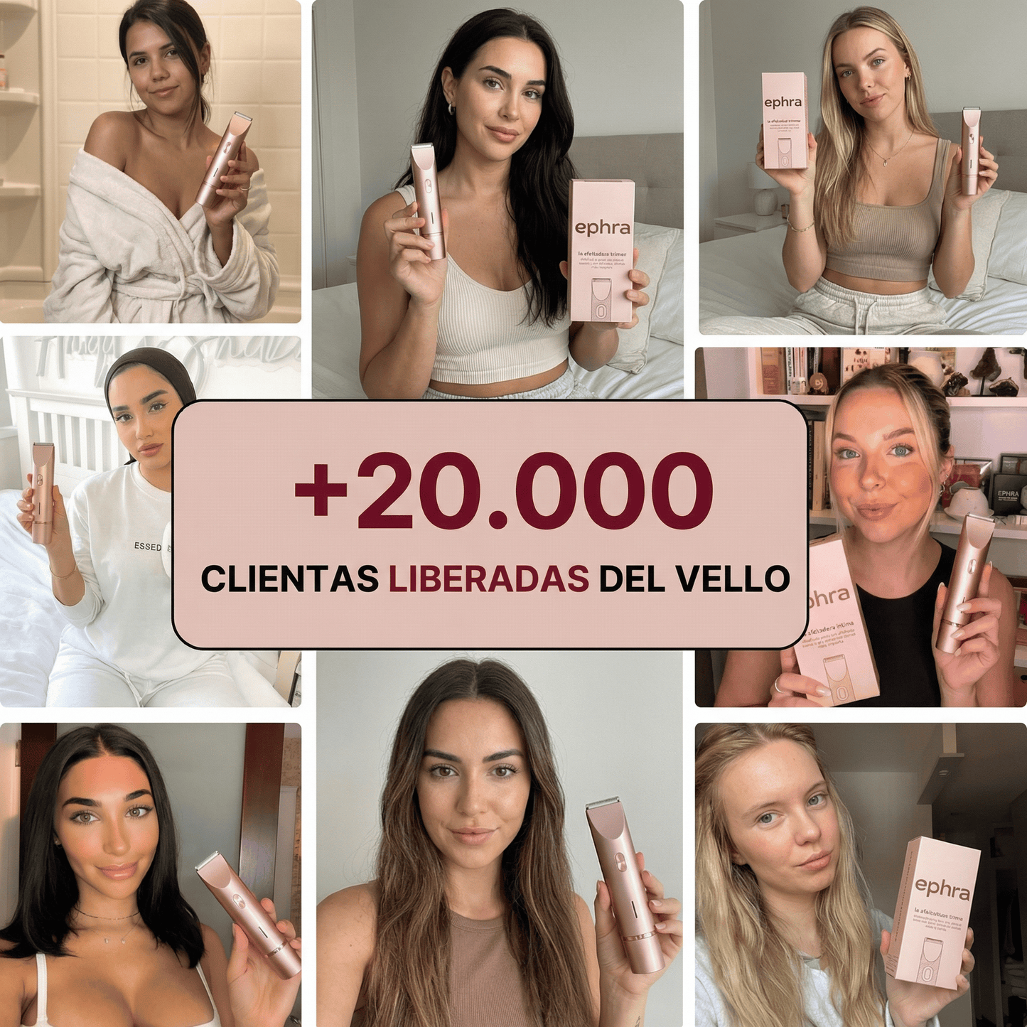 Ephra Cosmetics • Afeitadora eléctrica íntima 2-en-1