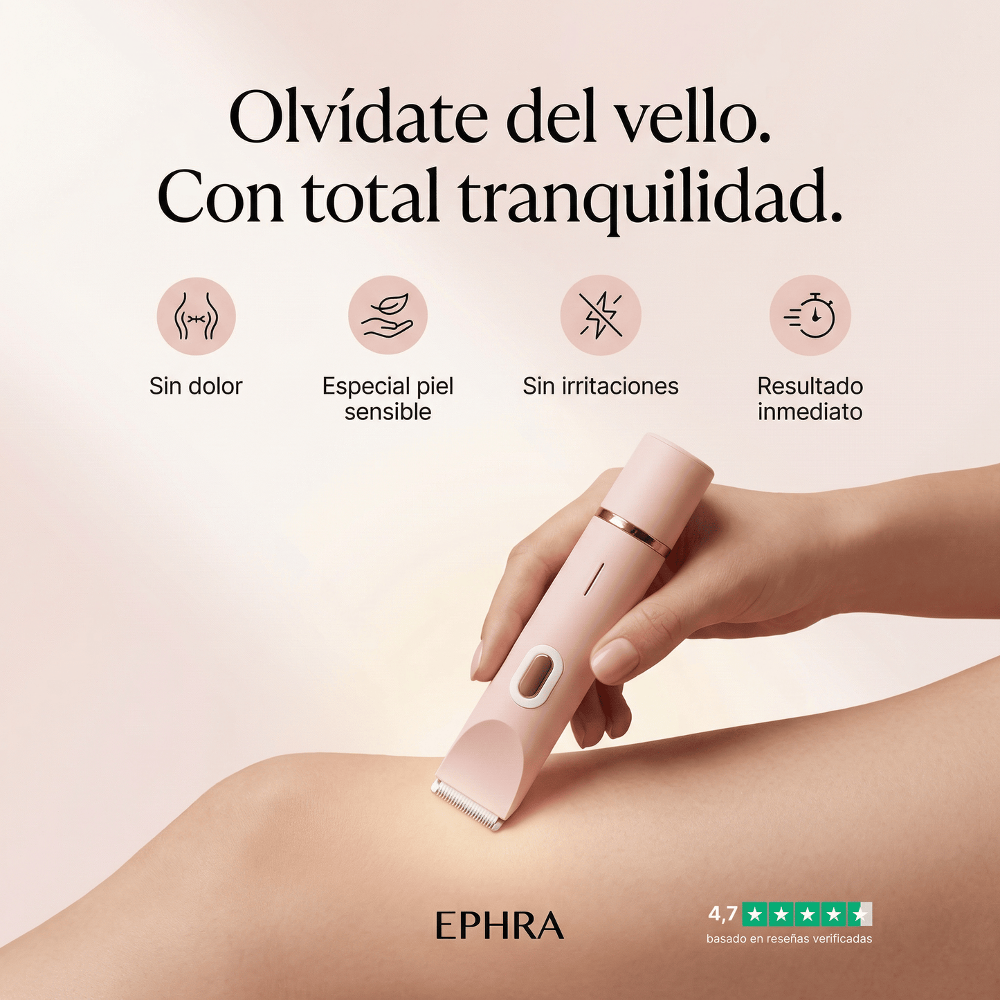 Ephra Cosmetics • Afeitadora eléctrica íntima 2-en-1