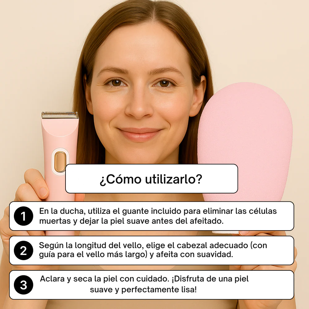 Ephra Cosmetics • Afeitadora eléctrica íntima 2-en-1